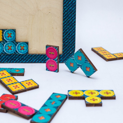 Игра Тетрис большой Пуговки