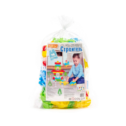 Конструктор Строитель 76дет.