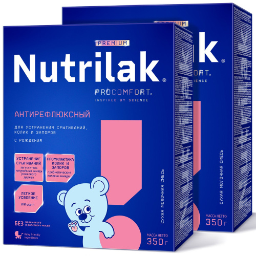 Молочная смесь Nutrilak Premium антирефлюксная, 350гр