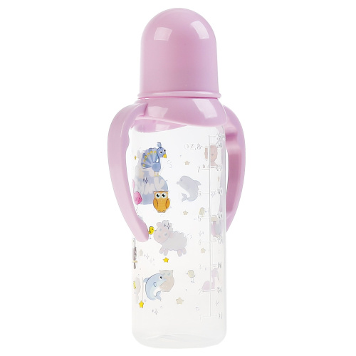 Бутылочка для кормления Умка с ручками и силиконовой соской 250 мл с 6 месяцев