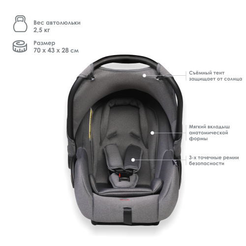 Автокресло iLovi City,0-13 (Black)