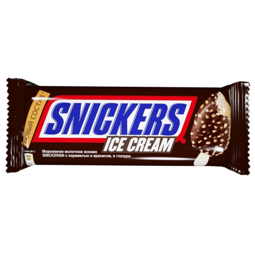 Мороженое Snickers эскимо, 65г