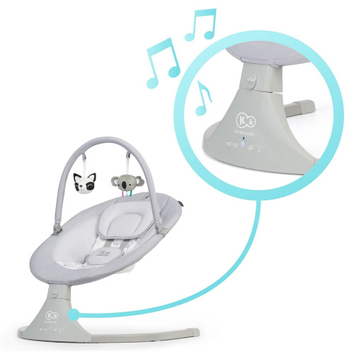 Колыбель-шезлонг Kinderkraft LULI (Grey)