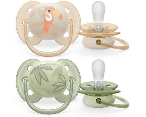 Пустышка для мальчиков Philips AVENT ultrasoft deco с 0-6 месяцев, 2шт