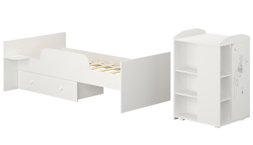 Набор деталей для подростковой кровати French/Ameli 900(белый)