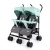 Коляска-трость для двойни Duet(зеленый)
