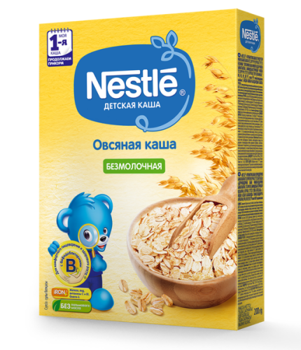 Молочная каша Nestle овсяная с яблоком 200г