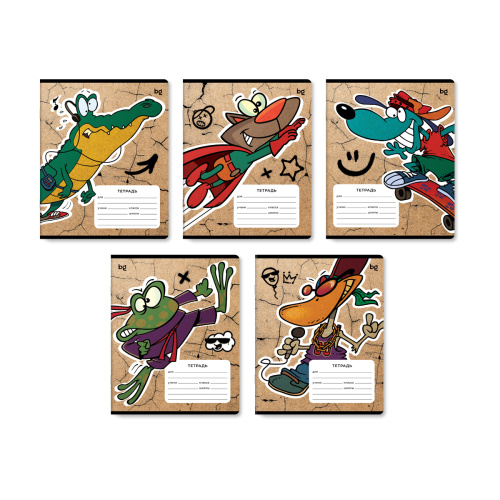 Тетрадь линия 12л. BG Крутой парень