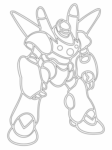 Трафарет Робомэн