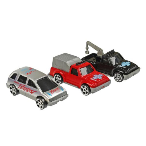 Парковка с 3 машинками