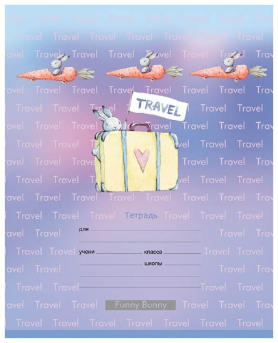 Тетрадь 12л., клетка BG Белый пушистый