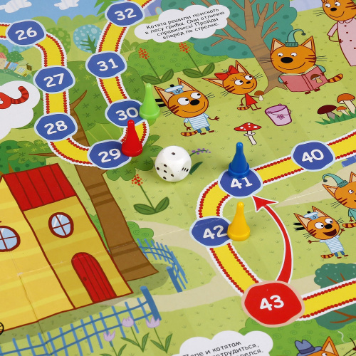 Настольная игра-ходилка Три Кота