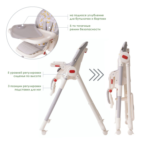 Стульчик для кормления iLovi Frutti (Light Green)