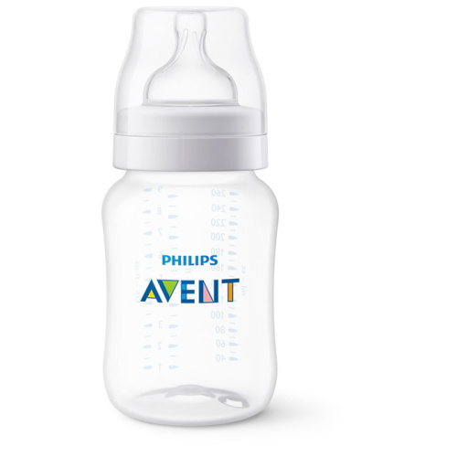 Антиколиковая детская бутылочка для кормления Philips AVENT, 260мл, с 1 месяцев