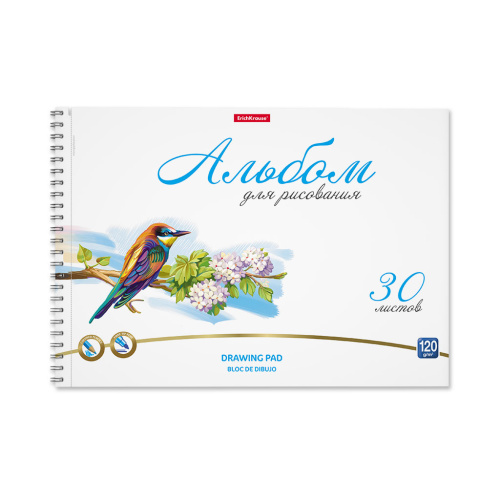 Альбом для рисования 30л. ErichKrause Birds