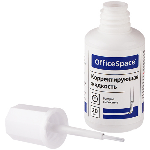 Корректор жидкий OfficeSpace с кистью 20мл