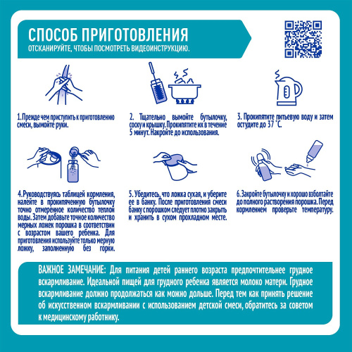 Сухая молочная смесь Nan 1, 1050гр