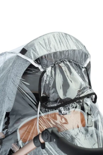 Дождевик на коляску Roxy Kids универсальный со светоотражателем в сумке