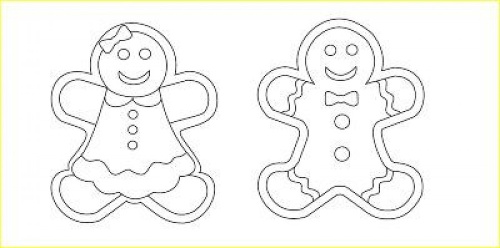 Набор трафарет-магнитов Прянички 2шт